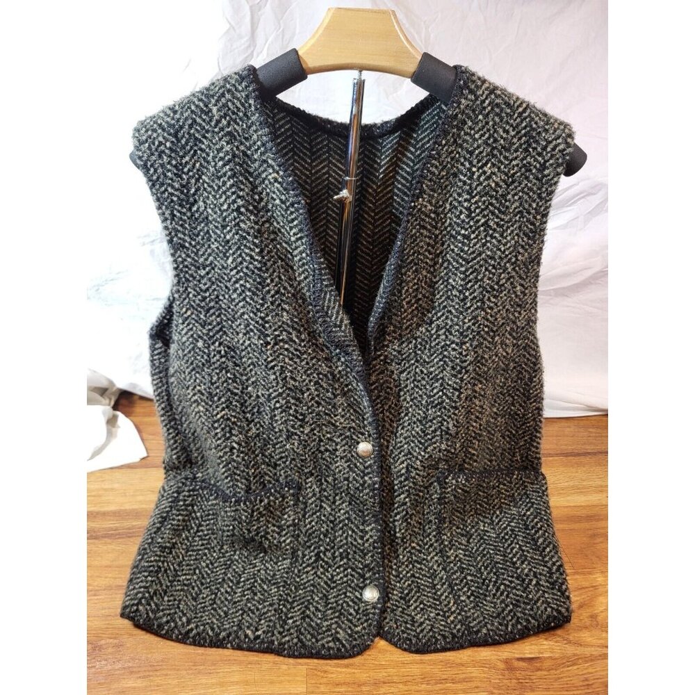 Vintage Chuck Roast Fleece Herringbone Vest Read‎